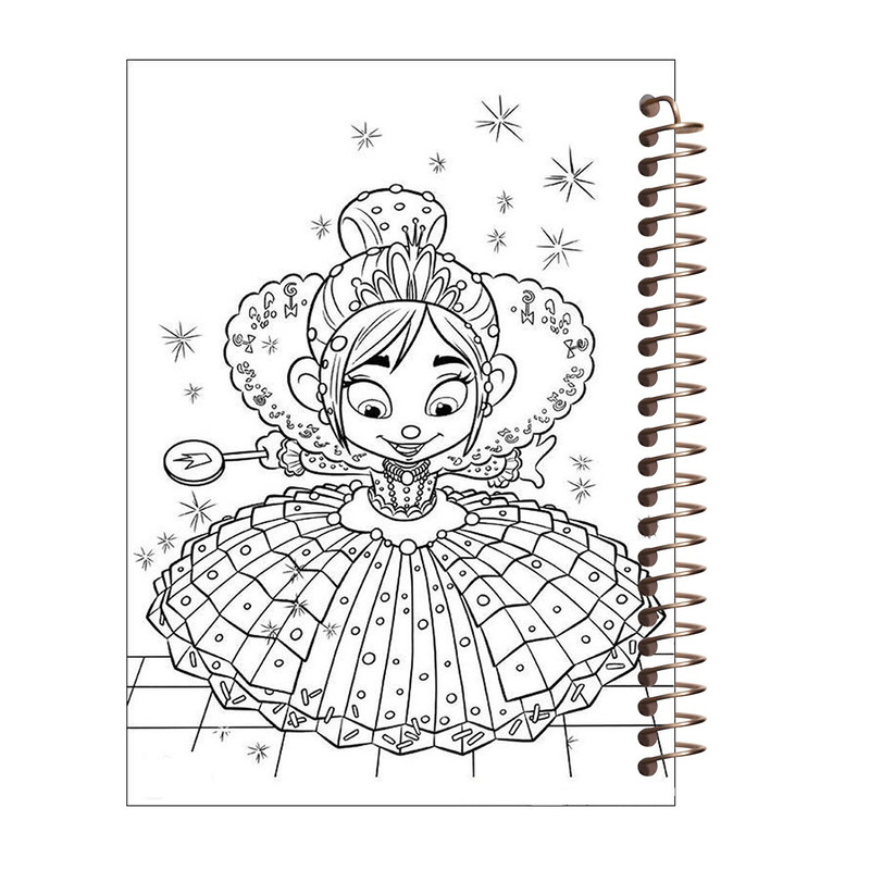 دفتر رنگ آمیزی طرح دخترانه کد R45