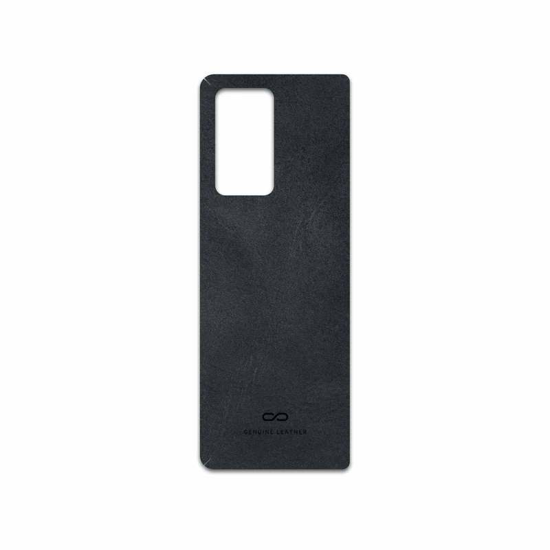 برچسب پوششی ماهوت مدل Graphite-Buffalo-Leather مناسب برای گوشی موبایل سامسونگ Galaxy Z FOLD 2