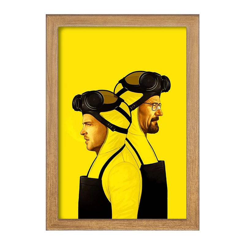تابلو خندالو مدل والتر وایت و جسی پینکمن سریال بریکینگ بد Breaking Bad  کد 13293
