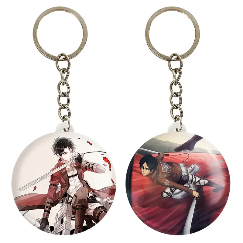 جاکلیدی خندالو مدل لیوای انیمه اتک آن تایتان کد 1854118535 مجموعه 2 عددی