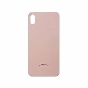 MAHOOT Rose Gold Leather Cover Sticker for Apple iPhone XS Max