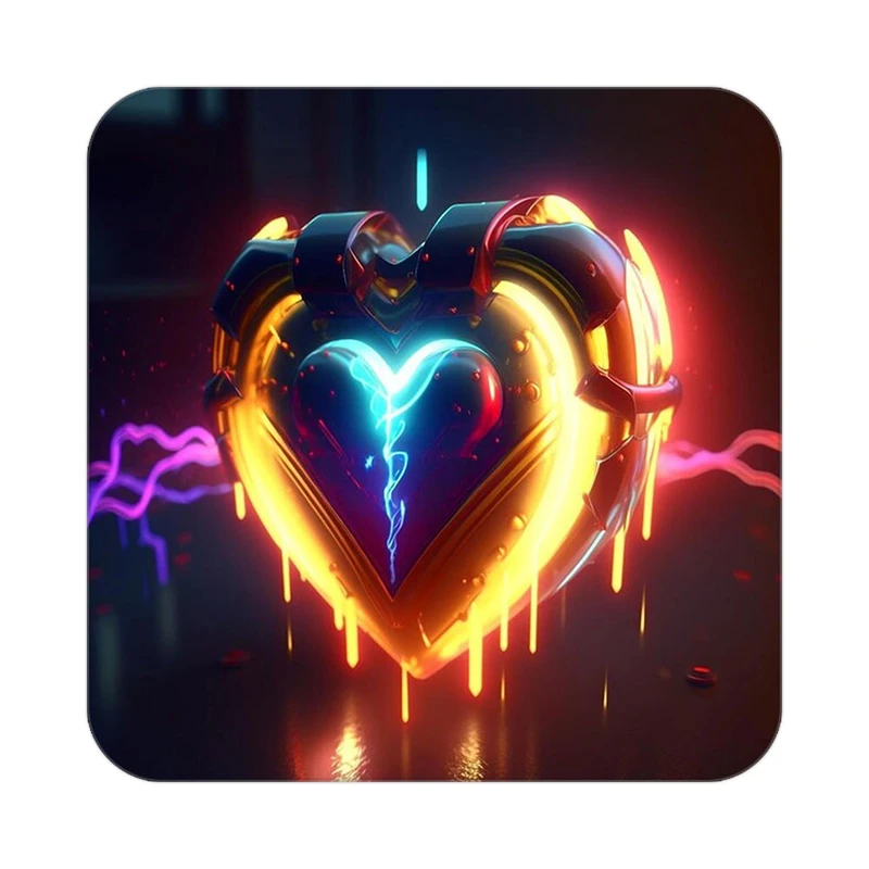 زیر لیوانی کاکتی مدل عاشقانه کد mp12091