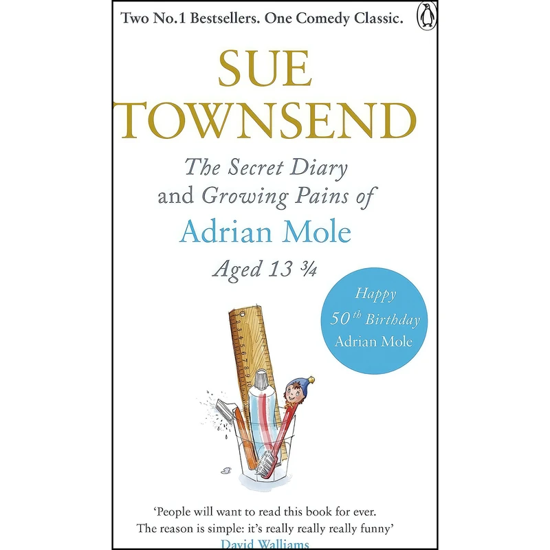 کتاب The Secret Diary & Growing Pains of Adrian Mole Aged 13 ¾ اثر Sue Townsend انتشارات Michael Joseph