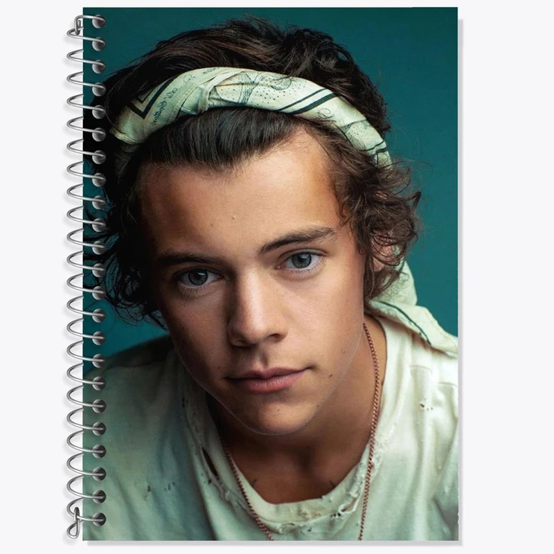 دفتر لغت 50 برگ خندالو مدل هری استایلز گروه موسیقی وان دایرکشن One Direction کد 2924