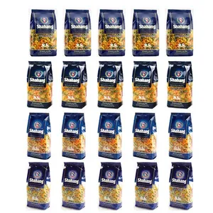 پاستا فرمی سبزیجات زانویی ، پیچی، صدفی، لوله ای شاهنگ - 400 گرم  بسته 20 عددی