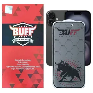 Buff fighter privacy pro Screen Protector for Apple iPhone 16/ 15/ 14 Pro