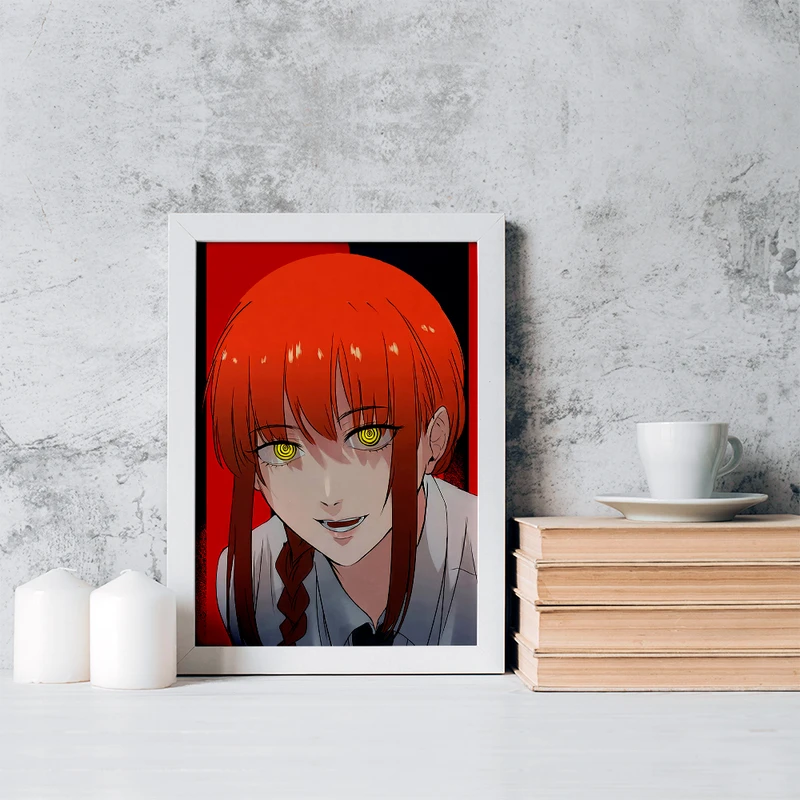 تابلو خندالو مدل ماکیما انیمه مرد اره ای Chainsaw Man کد 18014