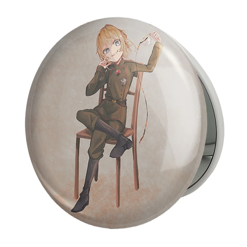 آینه جیبی خندالو طرح تانیا انیمه یوجو سنکی مدل تاشو کد 34712