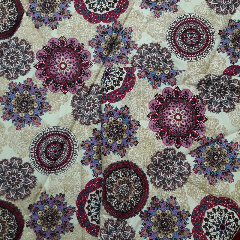 لحاف کرسی سندس مدل خورشیدی کد 85 سایز 400x400 سانتی متر