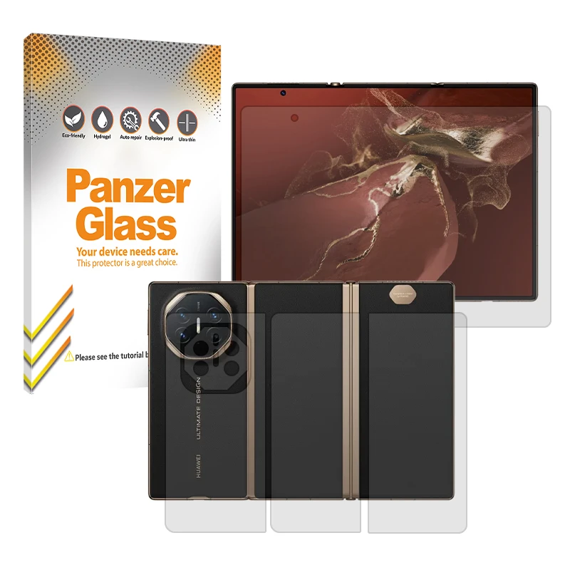 محافظ صفحه نمایش مات پنزر گلس مدل Resistant مناسب برای گوشی موبایل هوآوی Mate XT Ultimate به همراه محافظ پشت گوشی