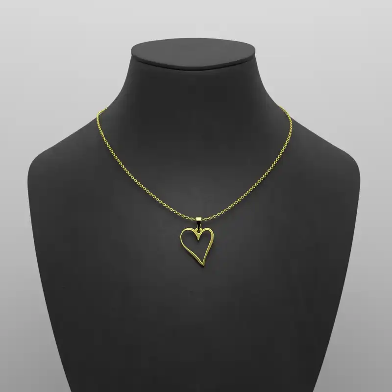 گردنبند طلا 18 عیار زنانه مدوپد مدل اسلیمی کد CA10701