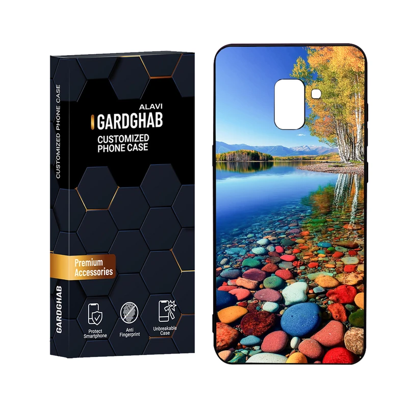 کاور گارد قاب علوی مدل Glass مناسب برای گوشی موبایل سامسونگ Galaxy A8 Plus