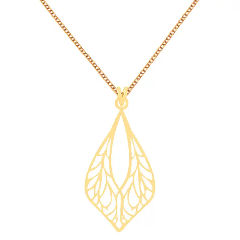 گردنبند طلا 18 عیار زنانه الن نار مدل طرح اسليمي ELN70096