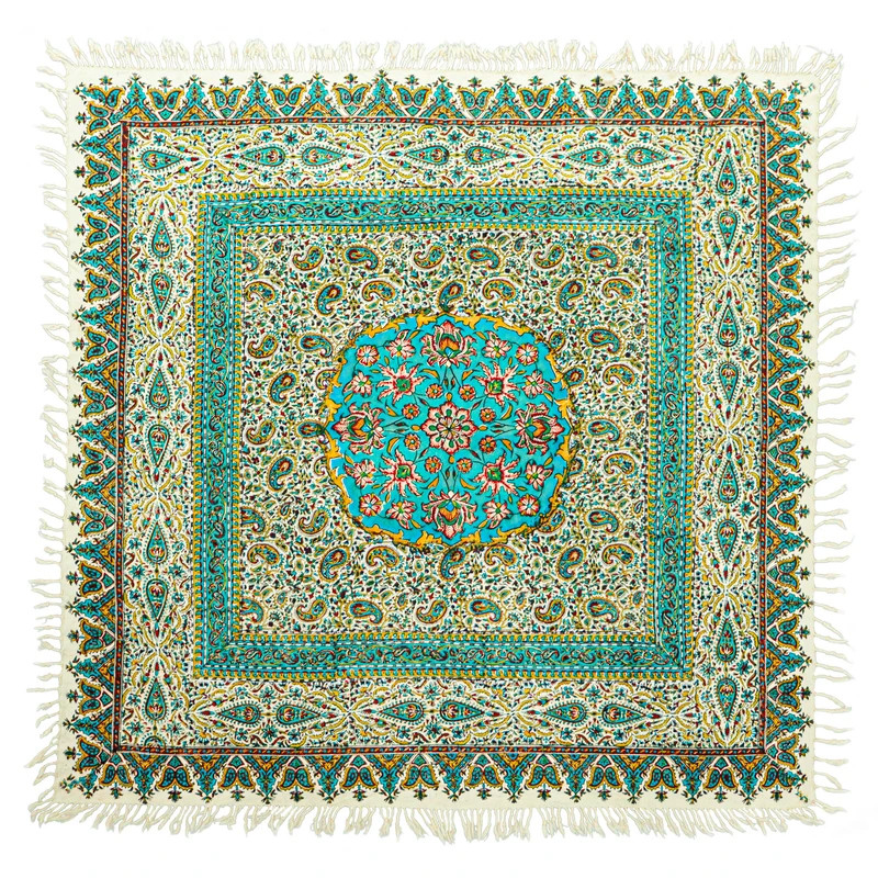 رومیزی قلمکار زابلیان طرح ترنج