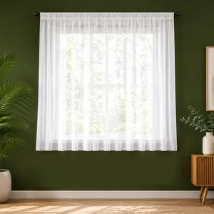 پرده تیکو دکو مدل حریر کلاسیک 7170 دوخت ساده سایز 170 × 295 سانتی‌متر