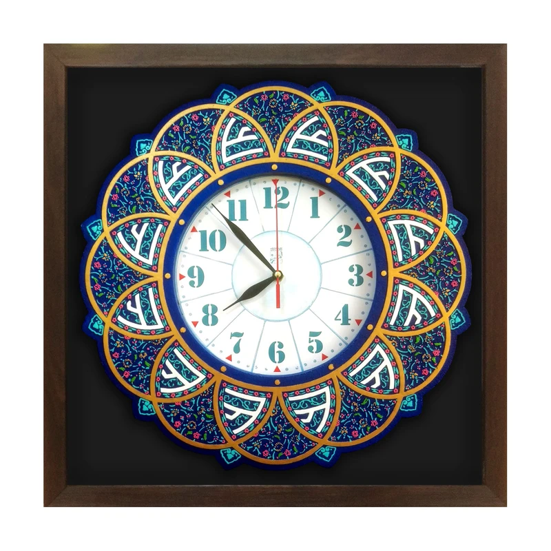 ساعت دیواری لوح هنر طرح علی علیه السلام کد 171
