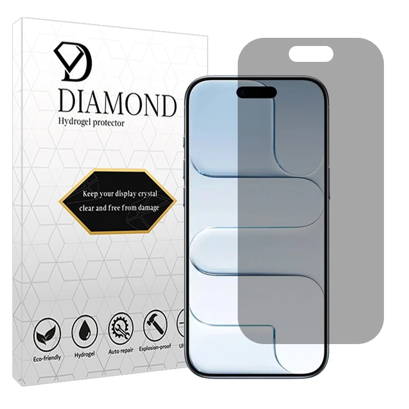 محافظ صفحه نمایش حریم شخصی دیاموند مدل Tough مناسب برای گوشی موبایل اپل iPhone Air