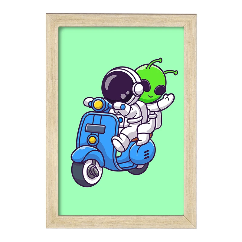 تابلو خندالو مدل فضانورد کد 25062