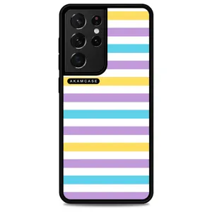 AKAM AMCWSGS21U-PASTEL PATTERN7 Cover For Samsung Galaxy S21 Ultra