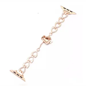 بند مدل قلب ریز مناسب برای اپل واچ 42/44/45 میلی متری