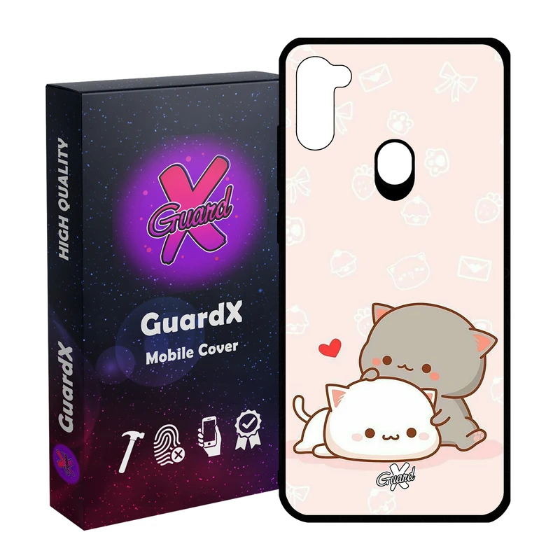 کاور گارد ایکس طرح Love مدل Glass10372 مناسب برای گوشی موبایل سامسونگ Galaxy A11