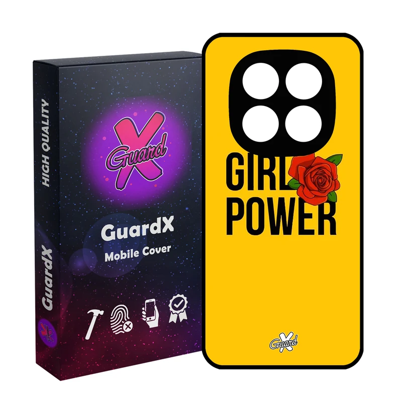 کاور گارد ایکس طرح Girl Power مدل 10037 مناسب برای گوشی موبایل شیائومی Redmi Note 14 Pro 4G
