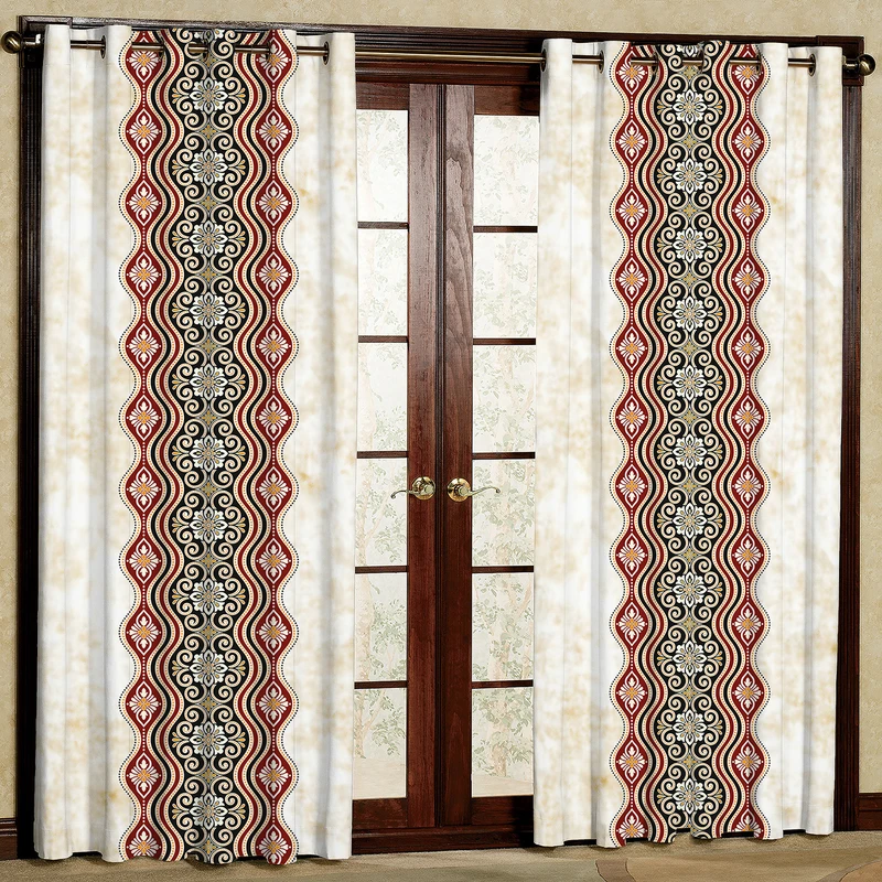 پرده مدل مخمل پانچی کد 4283T2 سایز 200x140 سانتی متر