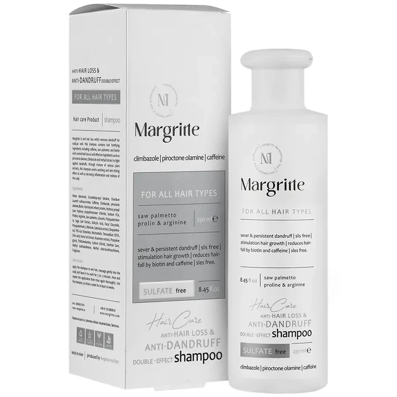 شامپو مو مارگریت مدل Double Effect حجم 250 میلی لیتر