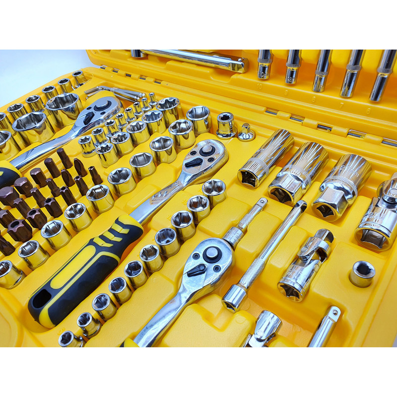 آچار بکس جغجغه ای اوکی مدل OKOX مجموعه 170 عددی