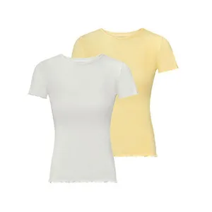 تی شرت آستین کوتاه زنانه اسمارا مدل TT6500 بسته 2 عددی