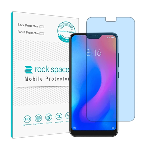 محافظ صفحه نمایش بلوکات راک اسپیس مدل Anti Shock مناسب برای گوشی موبایل شیائومی Redmi Note 6 Pro