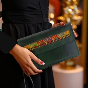 کیف دستی دست دوز بومی مدل سوزن دوزی کد 45