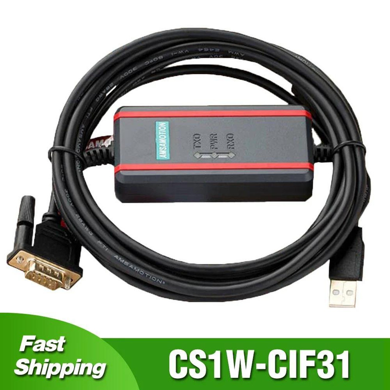 کابل پروگرام آمساموشن مدل Omron PLC کدUSB-CIF31+