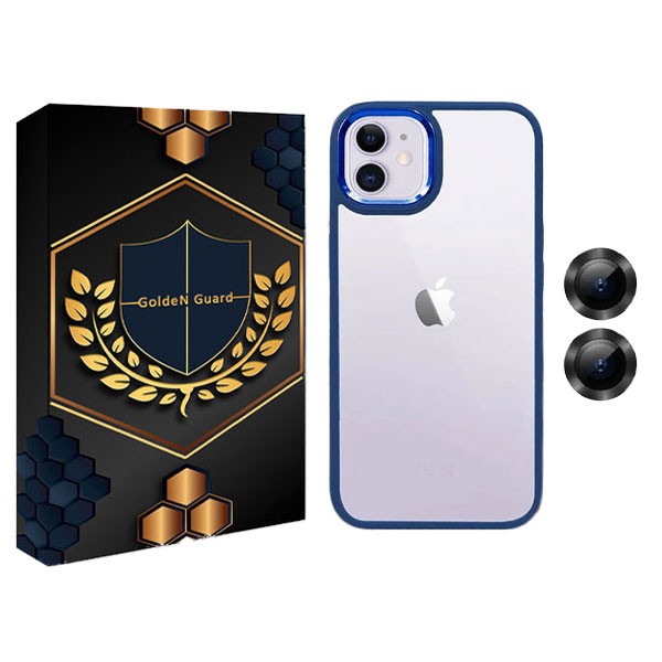 کاور گلدن گارد مدل M_skimi کد BLK مناسب برای گوشی موبایل اپل iphone 11 به همراه محافظ لنز