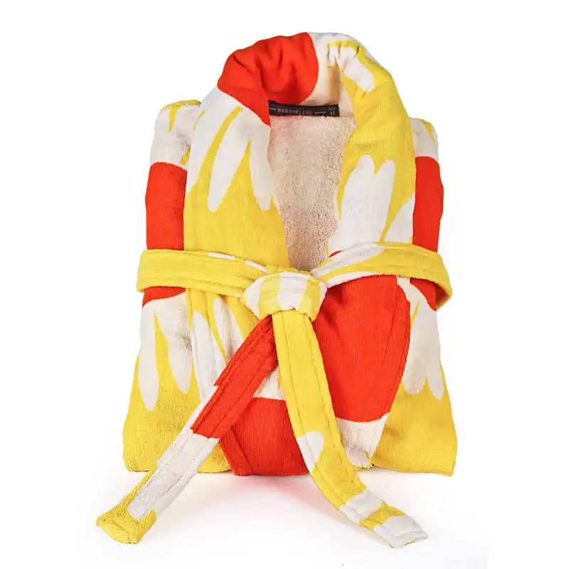 حوله پالتویی برق لامع مدل آفتابگردان سایز S