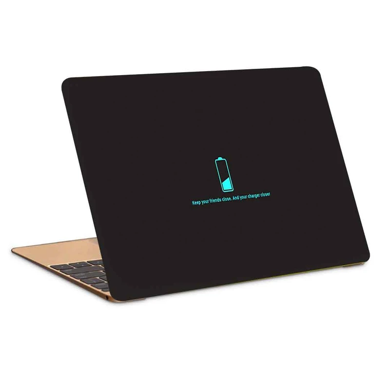 استیکر لپ تاپ طرح funny chargerکد c-304مناسب برای لپ تاپ 15.6 اینچ