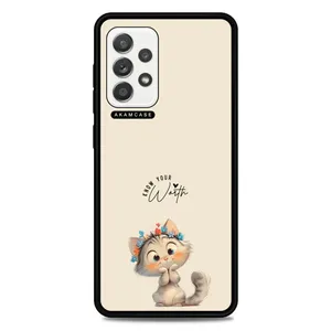AKAM AMC-WSGA52-ANIMALS QOUTES-7 Cover For Samsung Galaxy A52