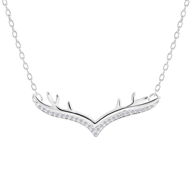 گردنبند نقره زنانه اقلیمه مدل GN446 