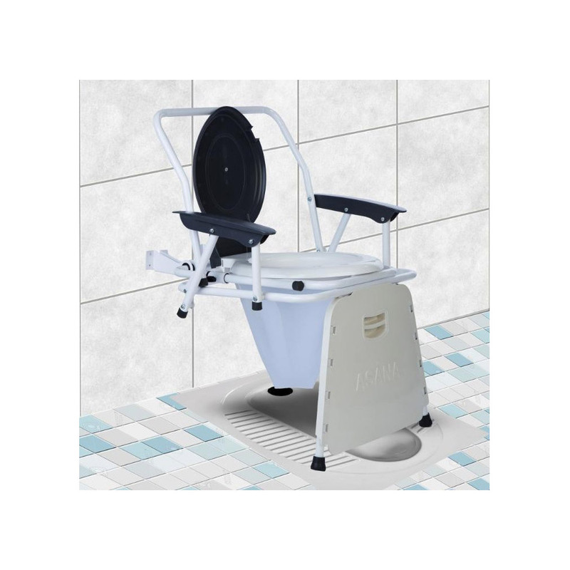 توالت فرنگی آسانا مدل مبله دیواری