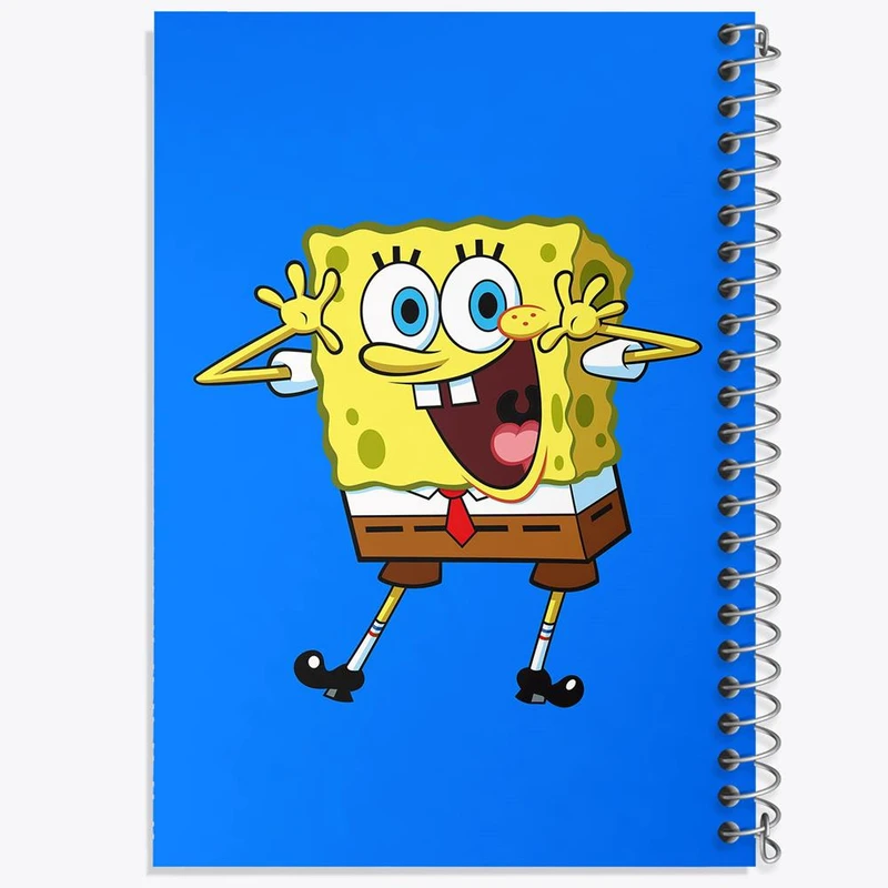 دفتر نقاشی 50 برگ خندالو مدل باب اسفنجی کد 4751