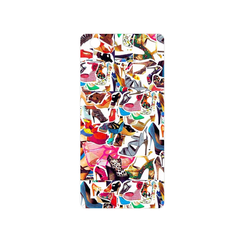 برچسب پوششی ماهوت مدل Collage of High heel Shoes مناسب برای گوشی موبایل جی ال ایکس Maad