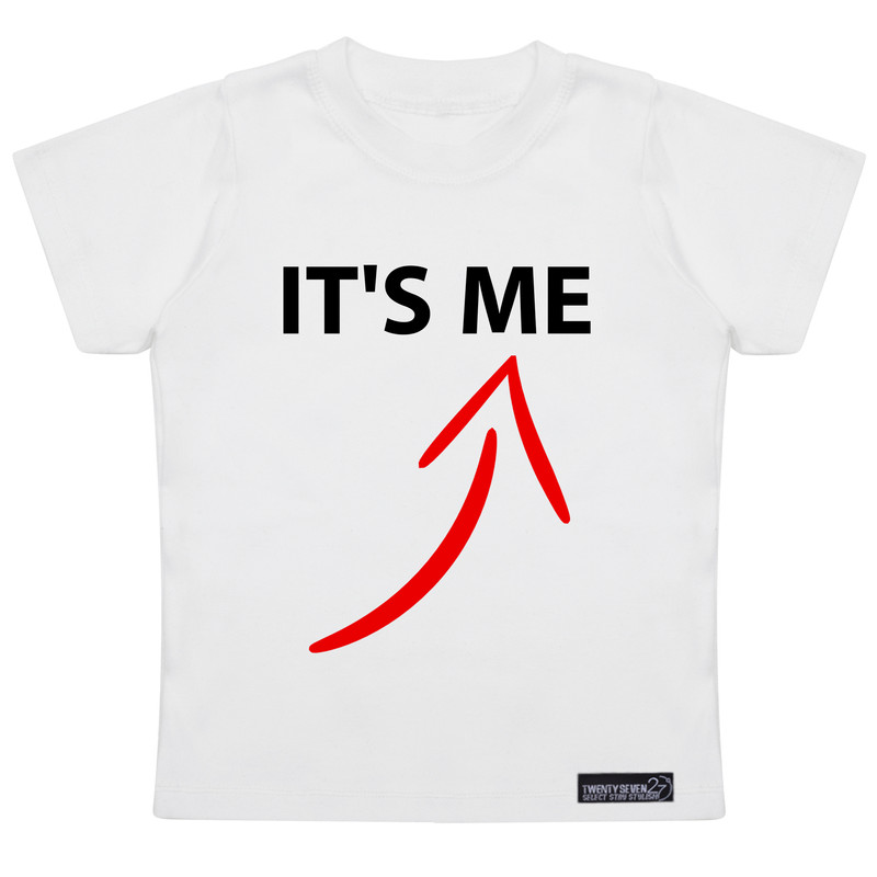 تی شرت آستین کوتاه دخترانه 27 مدل Its Me کد MH977