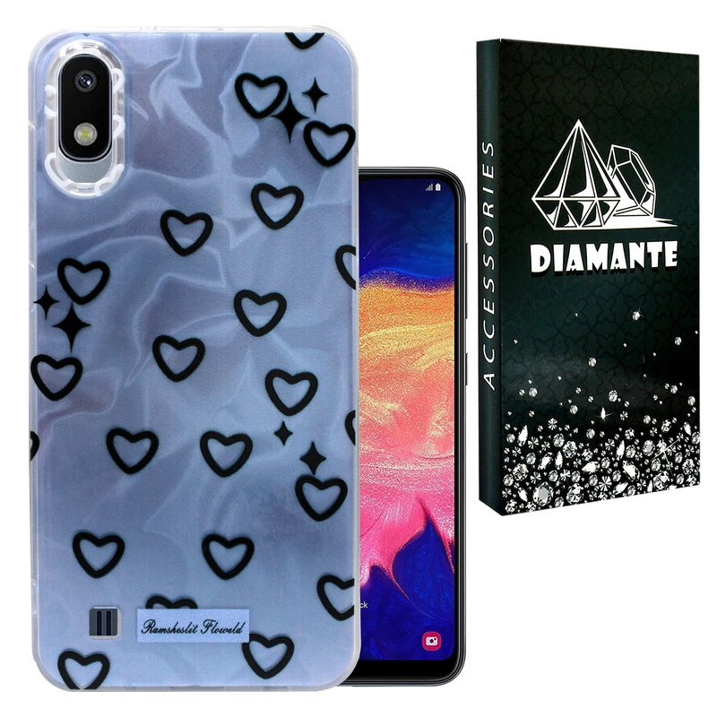 کاور دیامانته مدل Ghalbi Bk مناسب برای گوشی موبایل سامسونگ Galaxy M10