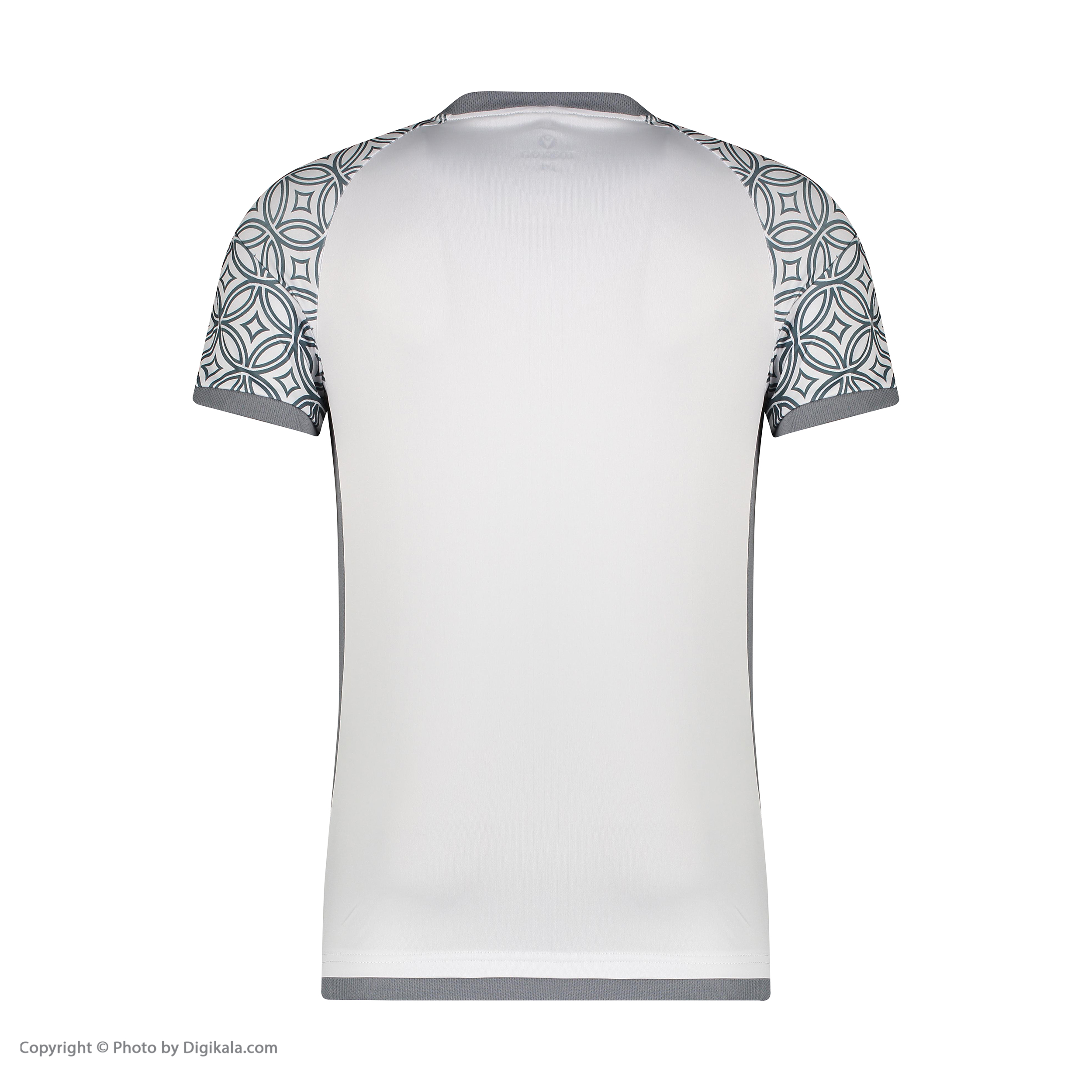 ست پیراهن و شورت ورزشی مردانه مکرون مدل آرمنیا رنگ سفید -  - 4