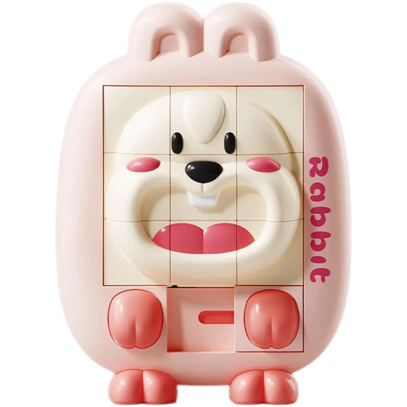 بازی آموزشی سمید مدل پازل کشویی حیوانات طرح خرگوش