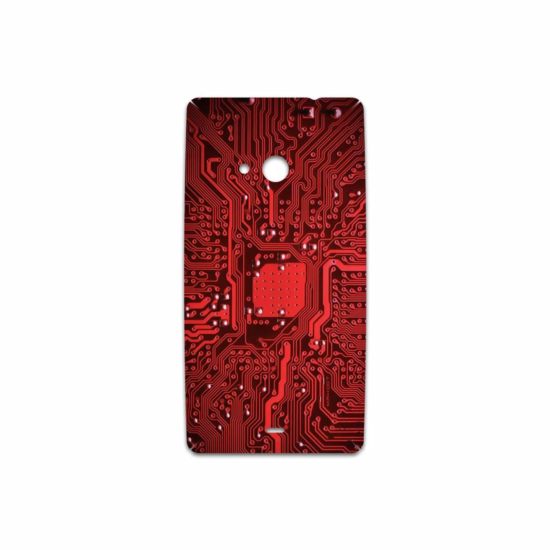 برچسب پوششی ماهوت مدل Red Printed Circuit Board مناسب برای گوشی موبایل مایکروسافت Lumia 535