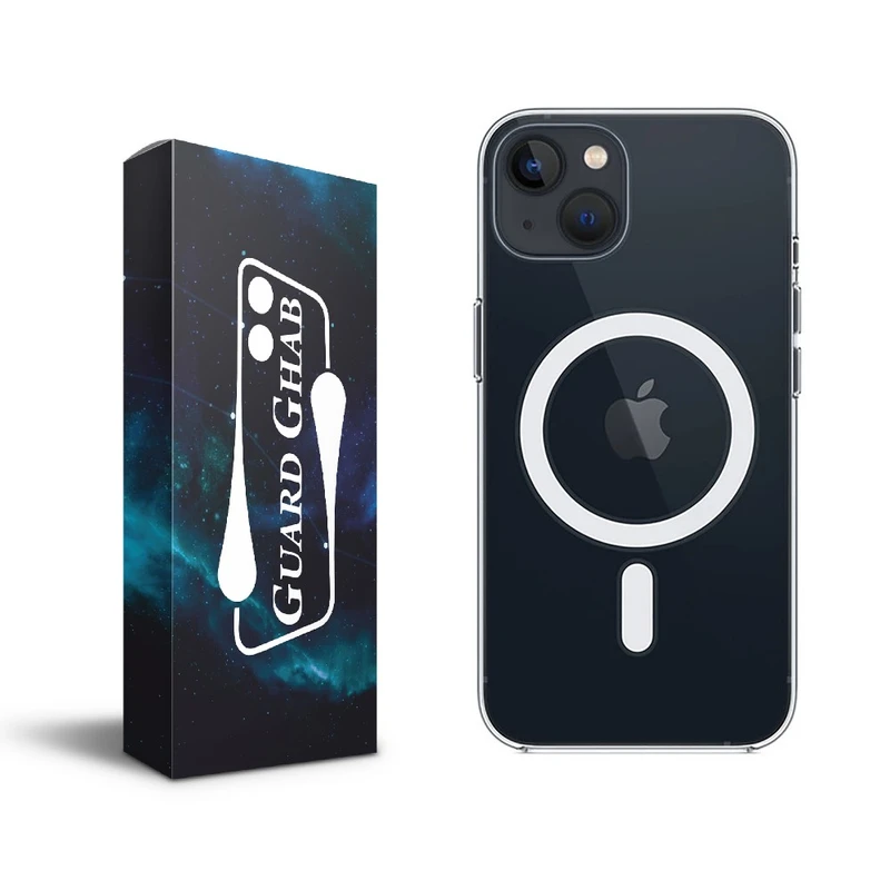 کاور گارد قاب مدل مگسیف شفاف مناسب برای گوشی موبایل اپل iPhone 15