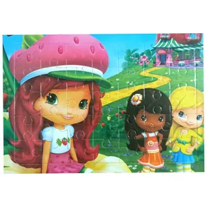 پازل 35 تکه طرح دختر توت فرنگی