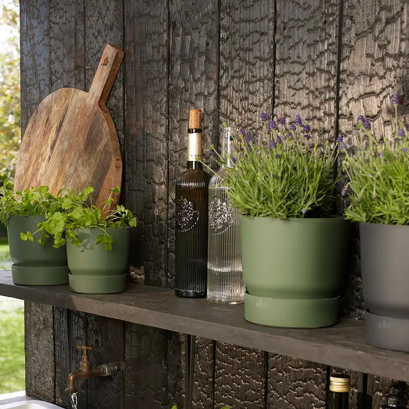 گلدان مدل دهکده کد 18 بسته دو عددی