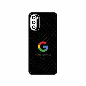 MAHOOT Google_Logo Cover Sticker for Motorola Moto G52